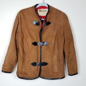 Mallory by Anne Klein Suede Buckle Jacket
